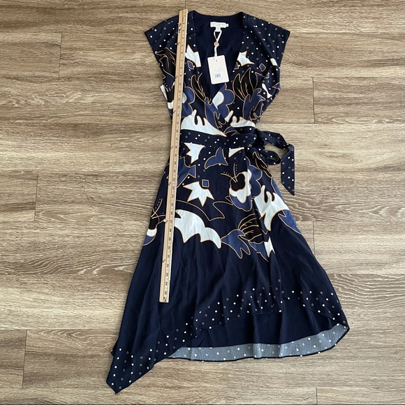 TED BAKER • saretti masquerade wrap dress - Picture 5 of 8